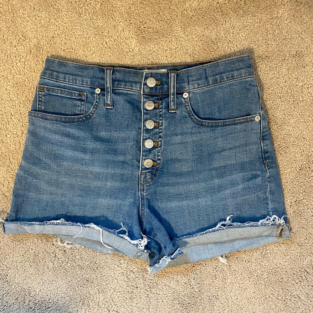 Madewell High-Rise Denim Shorts